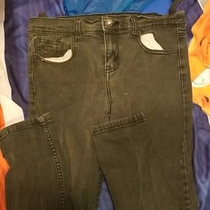 Black skinny jeans